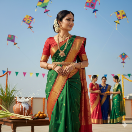 Makar Sankranti Outfit for Women