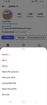 comment masquer ses abonnés sur instagram