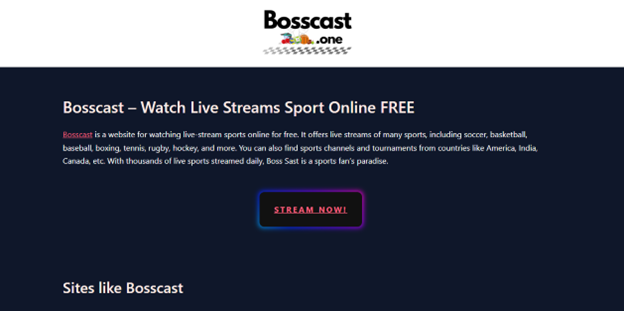 BossCast TV and sports streaming