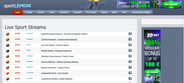 SportLemon niche sports streaming
