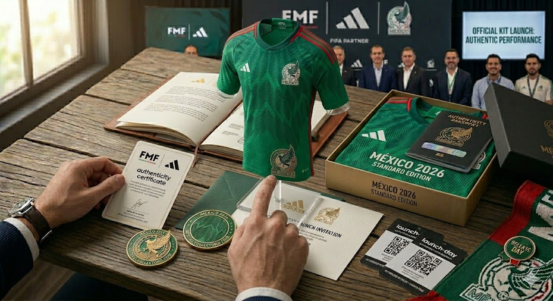 camiseta de México para el Mundial 2026 autentica
