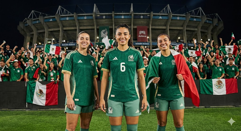 camiseta de México para el Mundial 2026 mujer