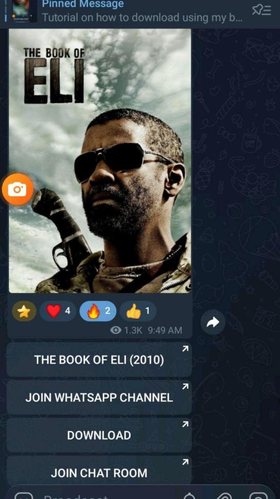 telegram 上的電影頻道