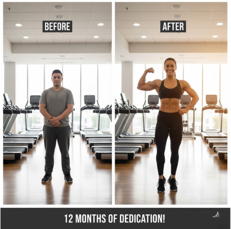 Muscular arm close-up in gym