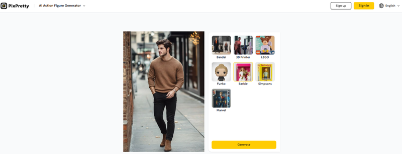 PixPretty Action Type