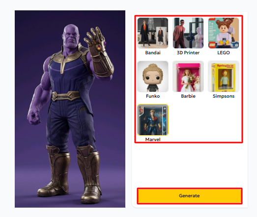 PixPretty's Generate Tab