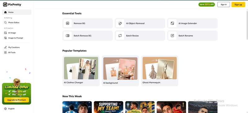 Register on Pixpretty for Ronaldo Photo