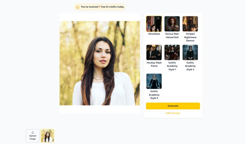 Charakter oder Stil auswählen