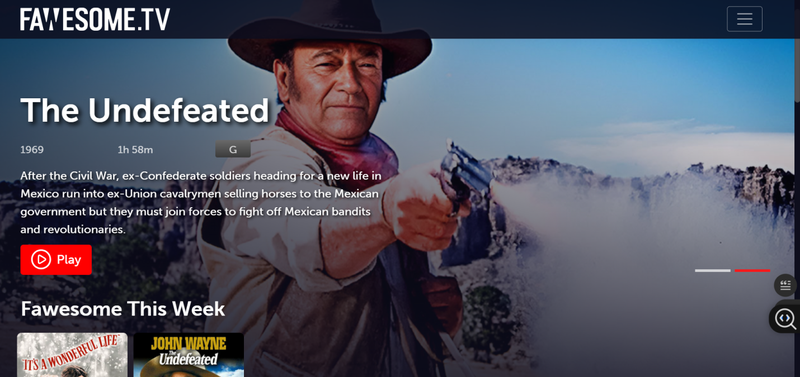 Fawesome Benutzeroberfläche