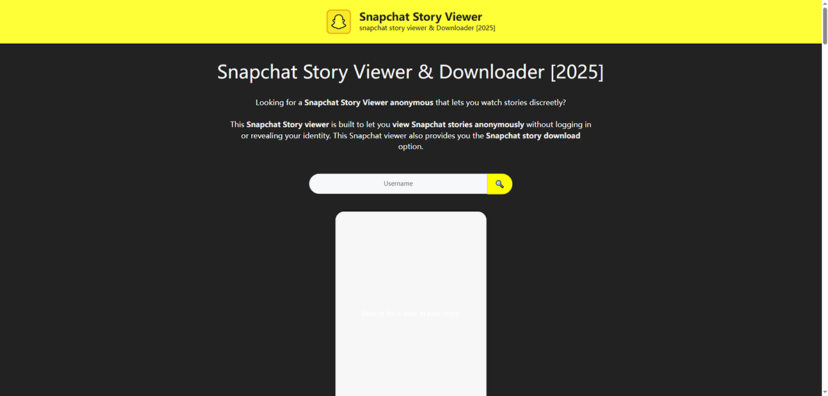 snapchat story viewer