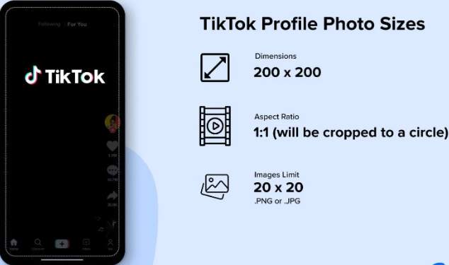 TikTok Profile Photo Size