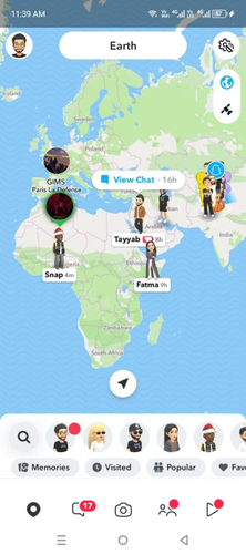 turn off Snapchat map