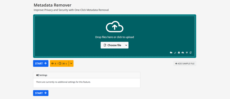 Online Free Meta Data Remover