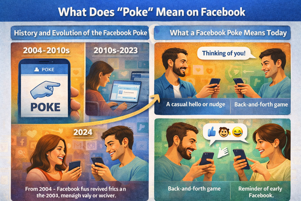 What a Facebook Poke Means Today