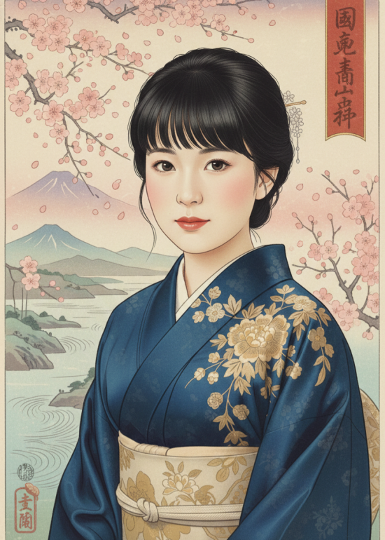 an aesthetic print portrait