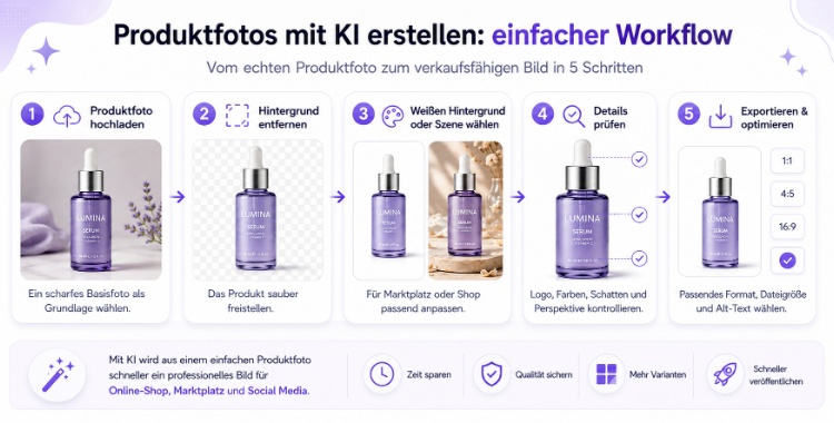 Beste KI-Tools für Produktfotografie