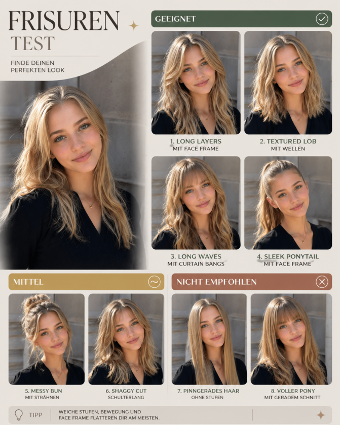 Frisuren Test Grafik Beispiel