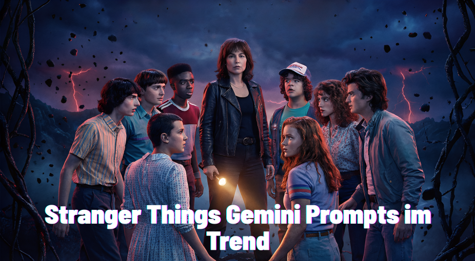 stranger things gemini selfie prompt