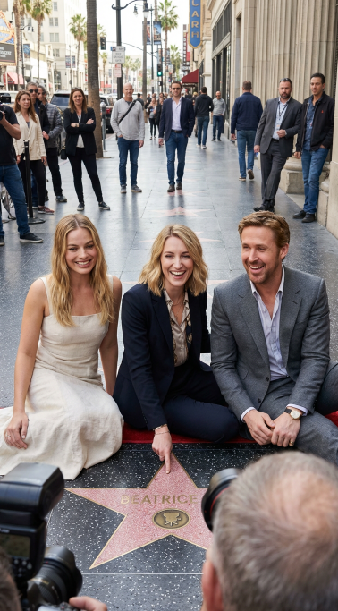 Hollywood selfie trend AI