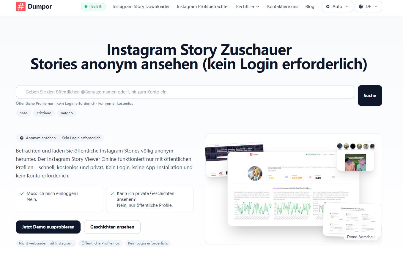 anonym story viewer Dumpor