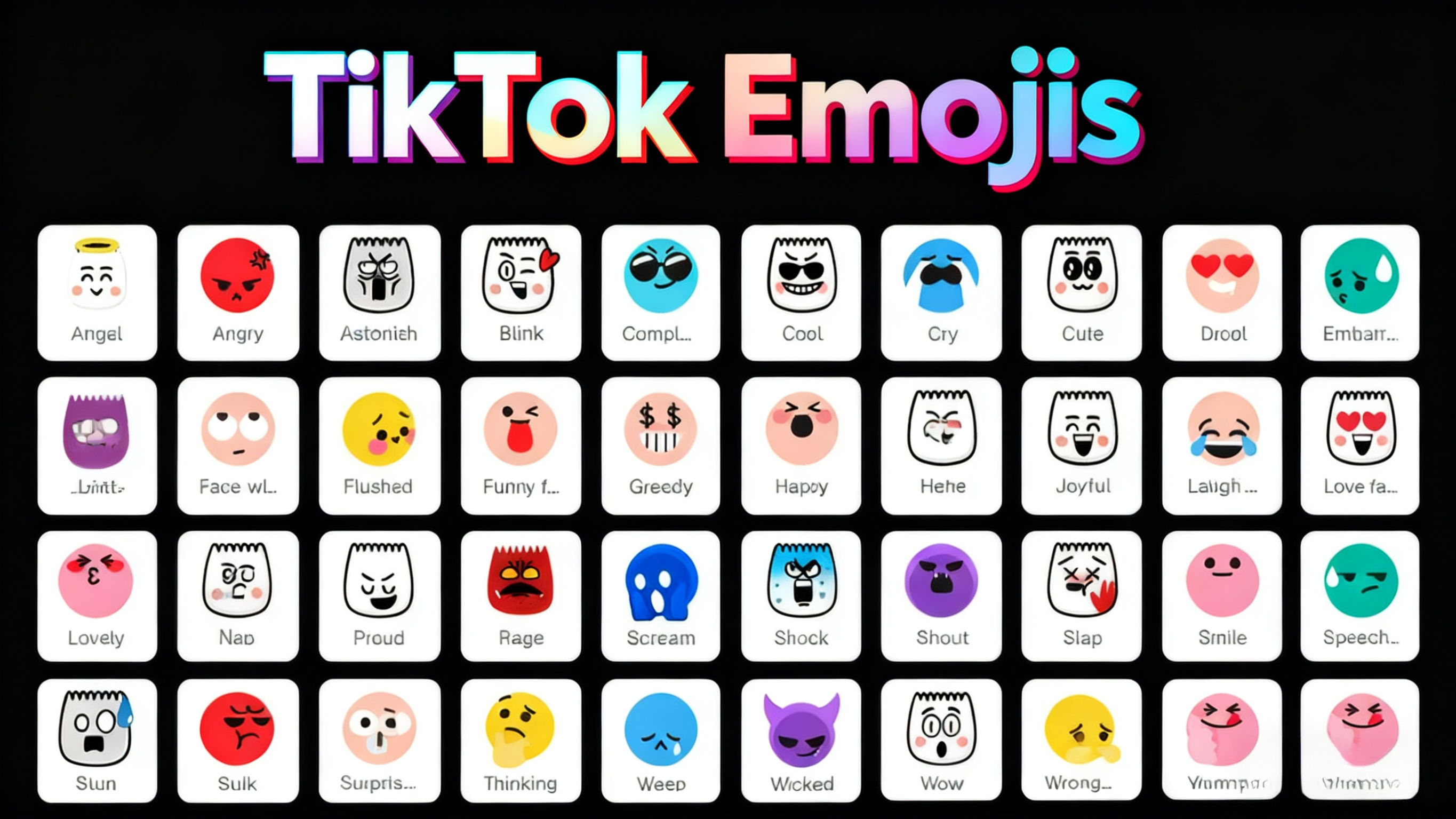 tiktok emojis