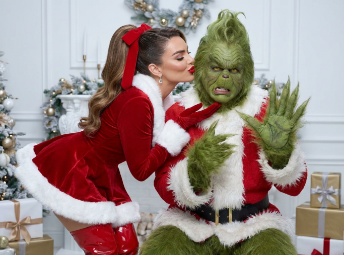 Weihnachten Grinch KI Selfie Prompts