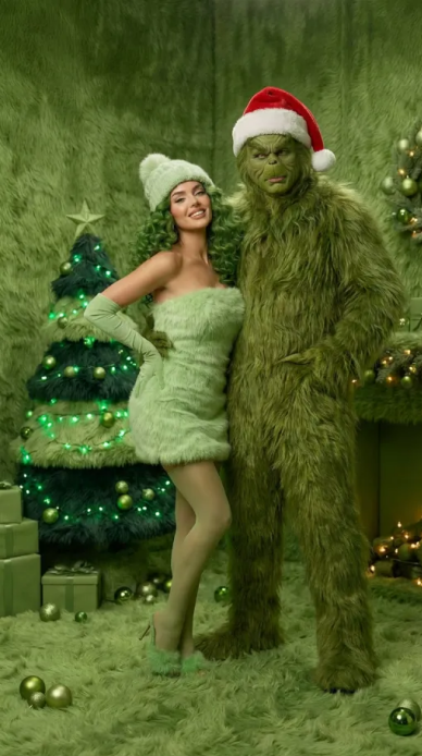 Weihnachten Grinch KI Selfie Prompts