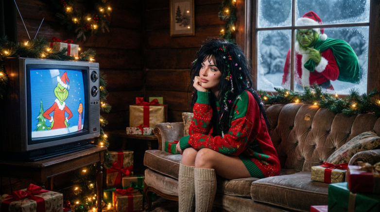 Weihnachten Grinch KI Selfie Prompts