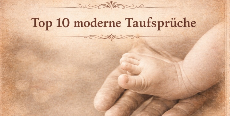 Top 10 moderne Taufsprüche