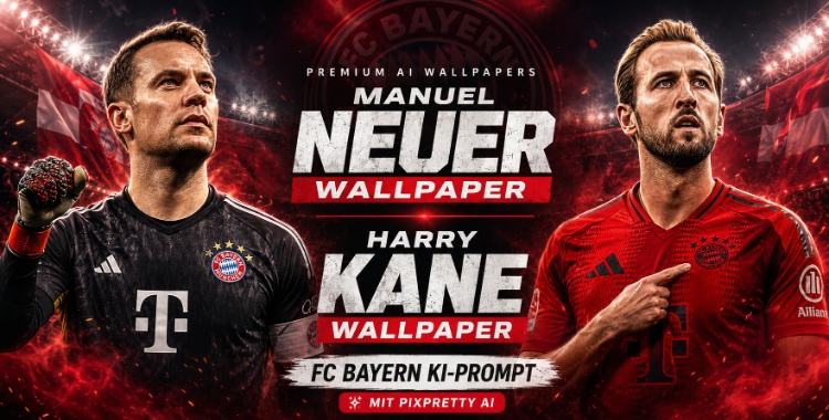 Manuel Neuer und Harry Kane Wallpaper mit KI erstellen