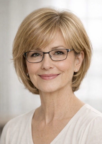 Welche Kurzhaarfrisur passt zu welcher Brillenform