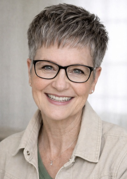 Welche Kurzhaarfrisur passt zu welcher Brillenform