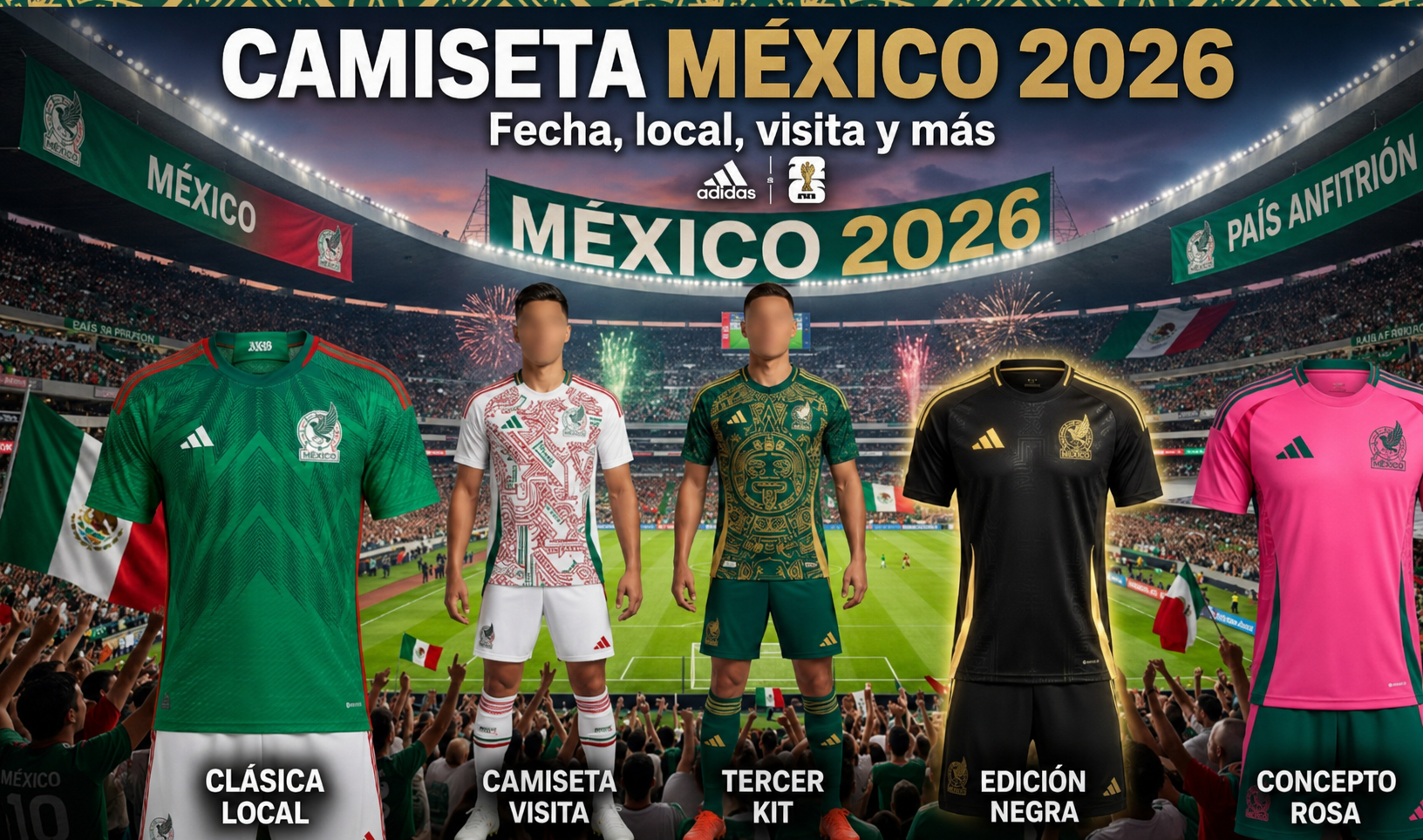 camiseta de México para el Mundial 2026