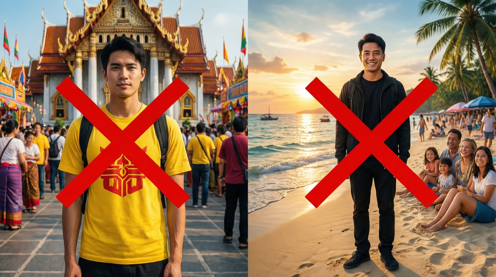 couleur à éviter en Thaïlande