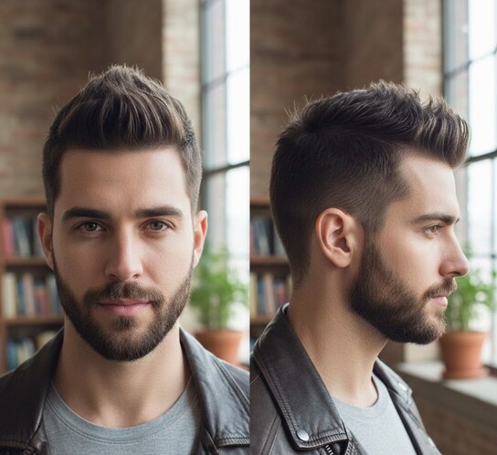 coupe de cheveux homme court dégradé