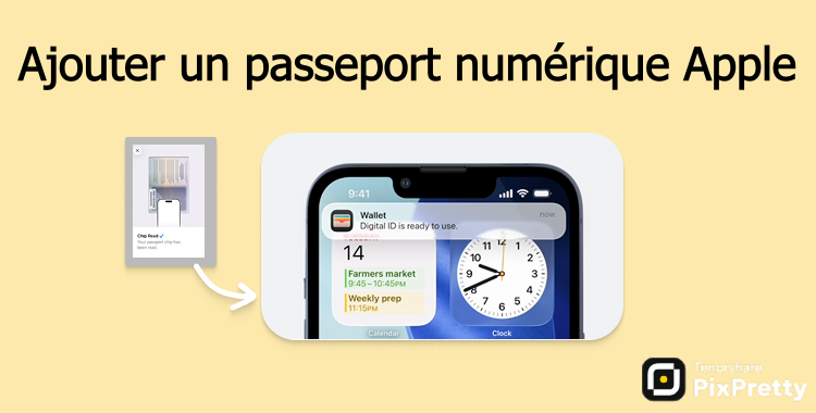 carte d'identité sur iphone