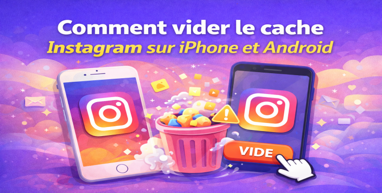   comment vider le cache instagram