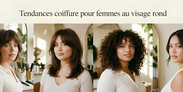 coiffure femme visage rond