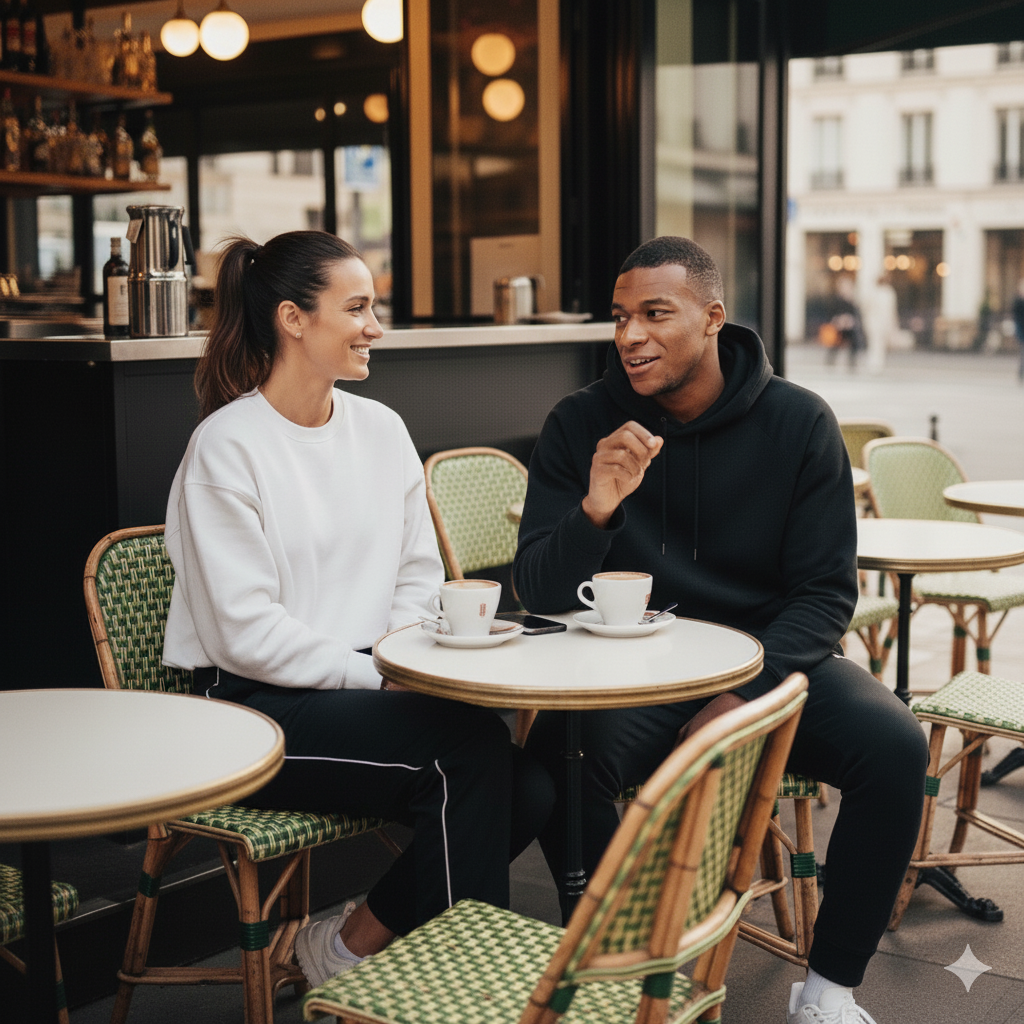 générer un selfie IA avec Kylian Mbappé