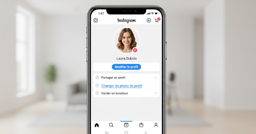 photo de profil instagram