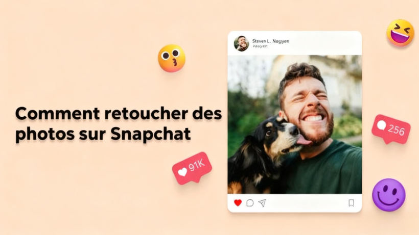Comment retoucher des photos sur Snapchat