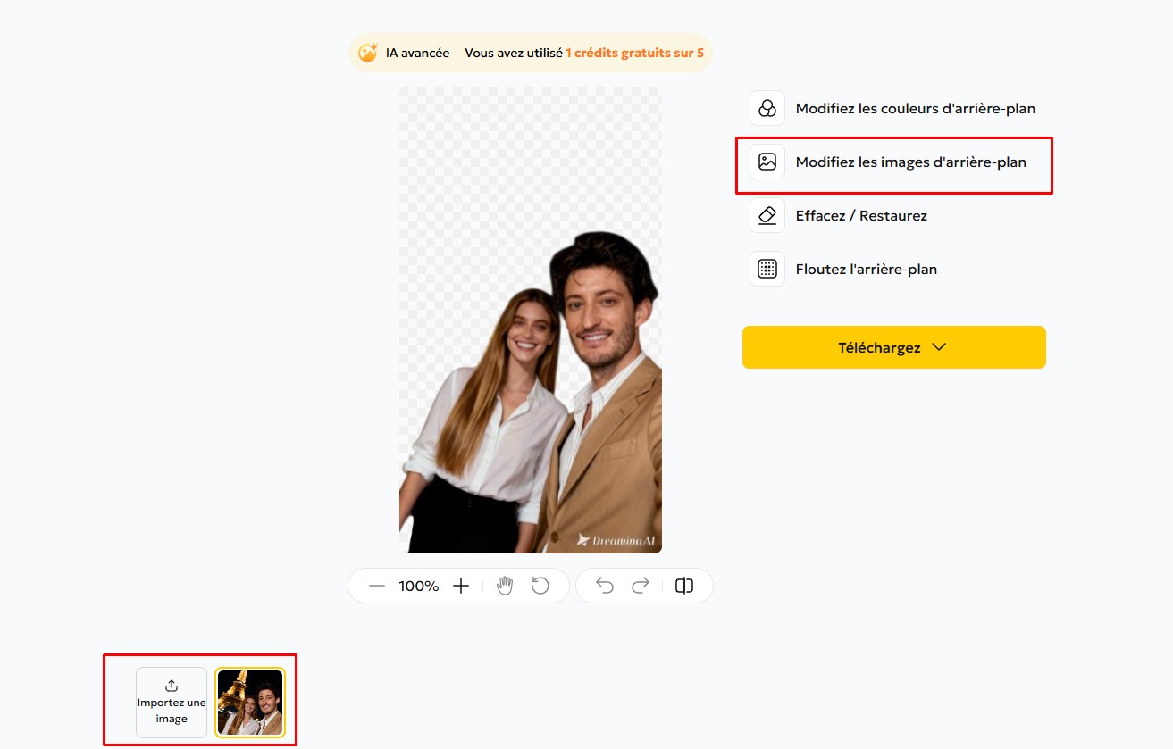 Comment changer le fond d'une photo