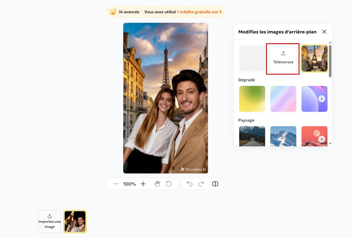 Comment changer le fond d'une photo