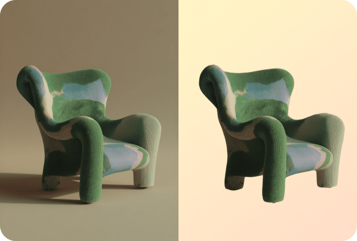 change product photo background