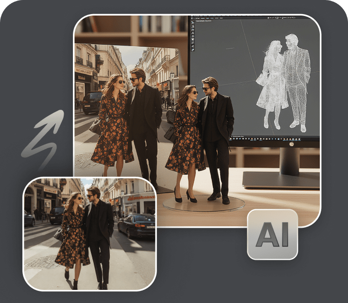 генератор 3D фигурок AI