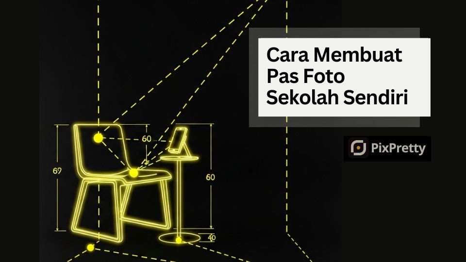 cara membuat pas foto sekolah sendiri di rumah