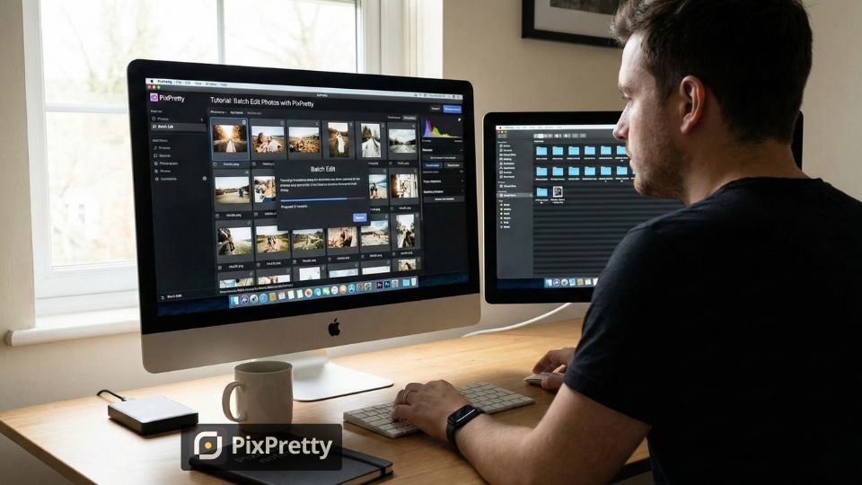 Tutorial batch edit foto dengan PixPretty