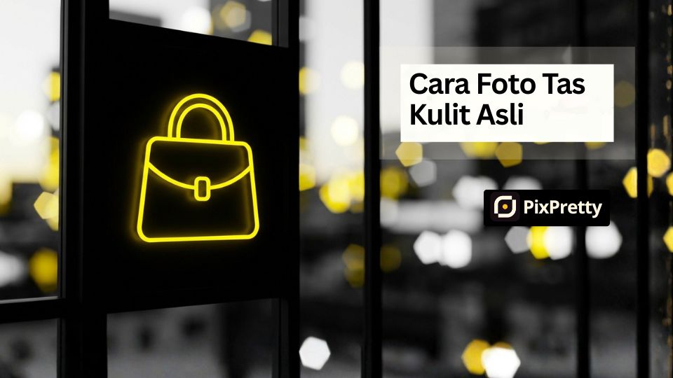 Cara Foto Tas Kulit Asli Agar Terlihat Premium, Tekstur Jelas, dan Tidak Kusam