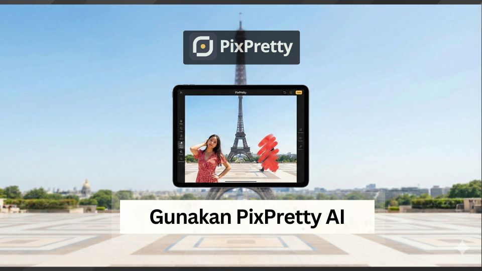 Perbandingan foto sebelum dan sesudah dihapus objeknya