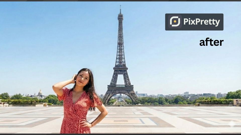 Tutorial menghapus orang di PixPretty